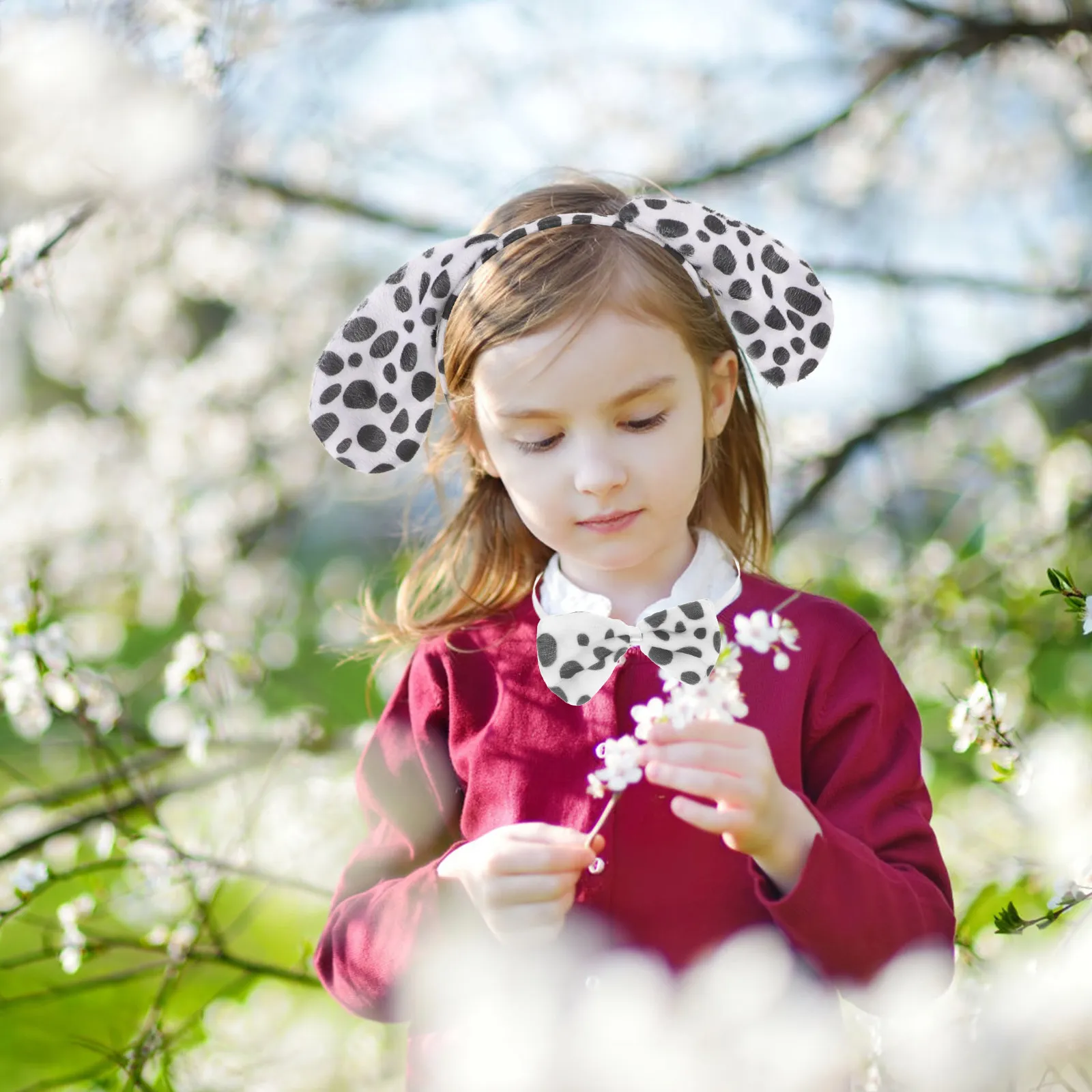 

2 комплекта: Набор для косплея с собачьими ушками, повязкой на голову, галстуком-бабочкой и хвостом. Костюм для Хэллоуина, вечеринок, ролевых игр и выступлений.