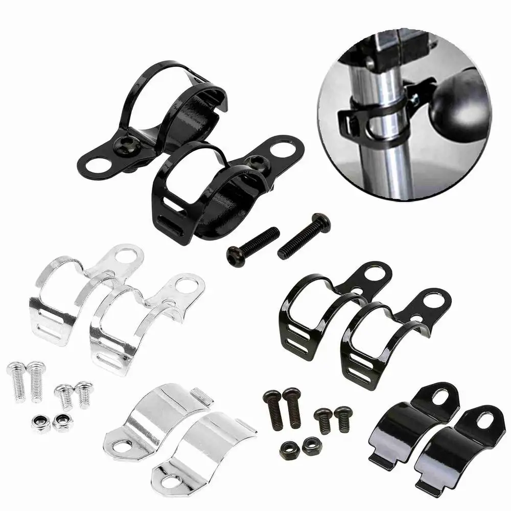 1Pair Mount Light Holder Lamp Mount Bracket Motorcycle Turn Signal Relocation Fork Clamps for 30MM-45MM Front Fork