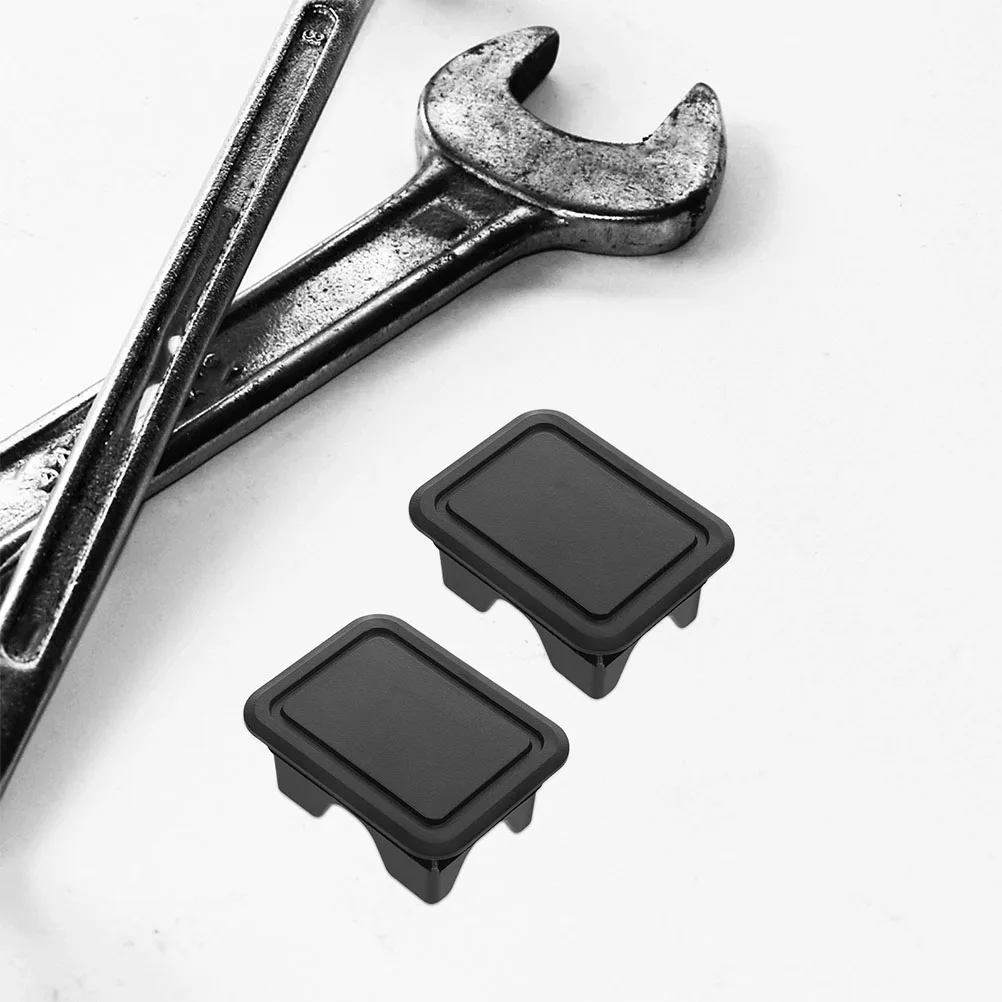 

4pcs Hole Plugs Black Plastic Truck Rack Mounting Clamps Stake Pocket Covers Mounting Clamps Truck Accessories