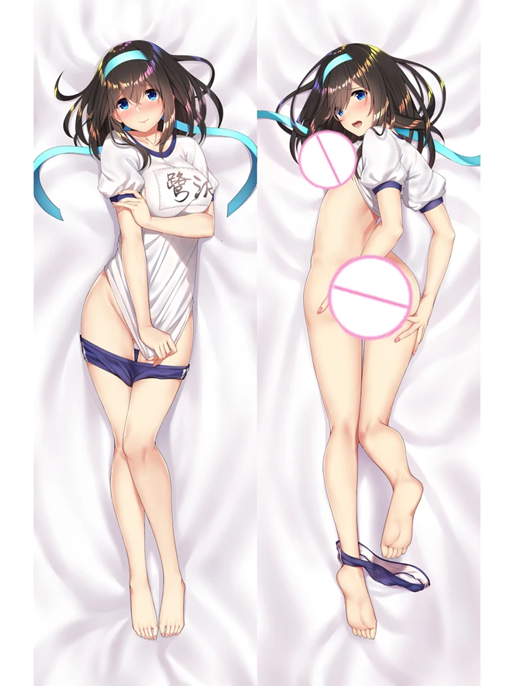 

Dakimakura Anime Pillow Cover Sagisawa Fumika Double Sided Print 2Way Cushion Bedding Gifts