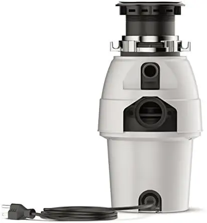 Garbage Disposal with Safer Controlled Griding, Power Cord Included