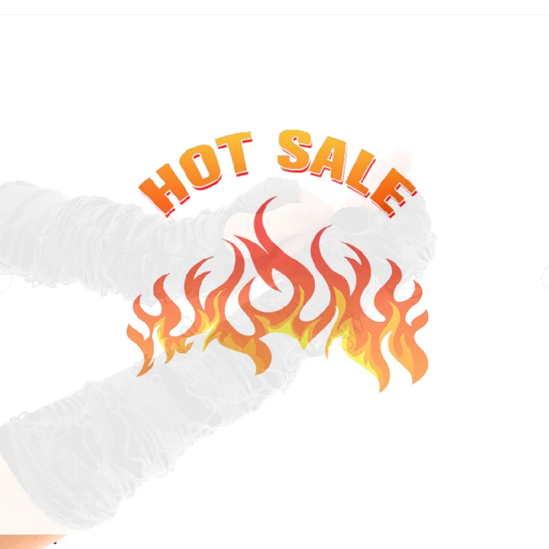 Casaul luvas de fenda quebrada sexy gótico luvas sem dedos luvas de halloween preto rasgado buracos decoração luvas cosplay para adultos