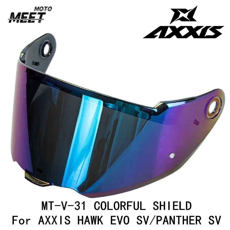 For AXXIS Helmet Visor for MT-V-31 Motorcycle Helmets Visor Lens Case for HAWK EVO SV PANTHER SV Helmet Lens Windshield 1PCS