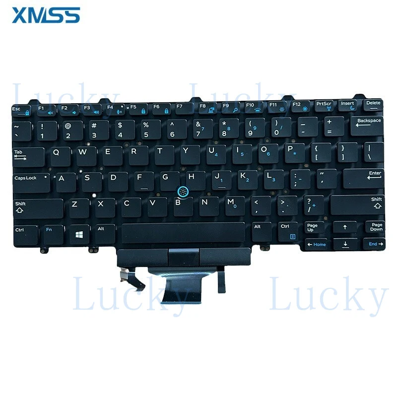 

Новая американская клавиатура для Dell Latitude E5450 E5470 E7450 E7470 D19TR с подсветкой