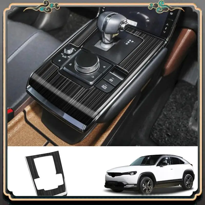 

M45K-For 2022 Mazda MX30 MX-30 Car Central Gear Panel Control Panel Decal Interior Modification