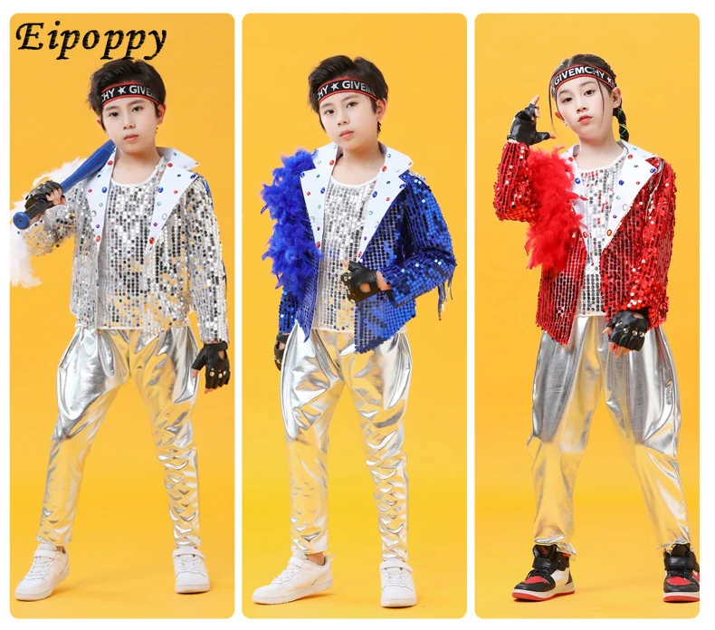 Children's Jazz Dance Costume Drum Kit Hip Hop Catwalk Modern Performance Costume