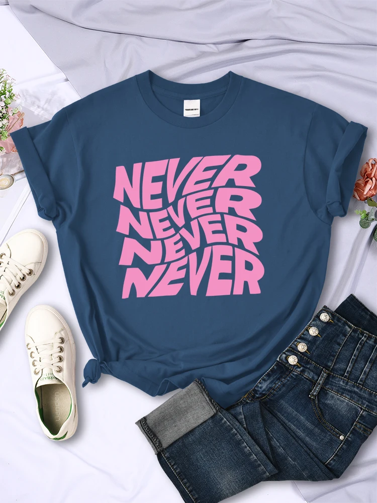 Never Twisted Creativity Letter Cute Women'S T Shirts Fashion Hip Hop T-Shirt Sport Casual Short Sleeve Summer Luxury Brand Tops