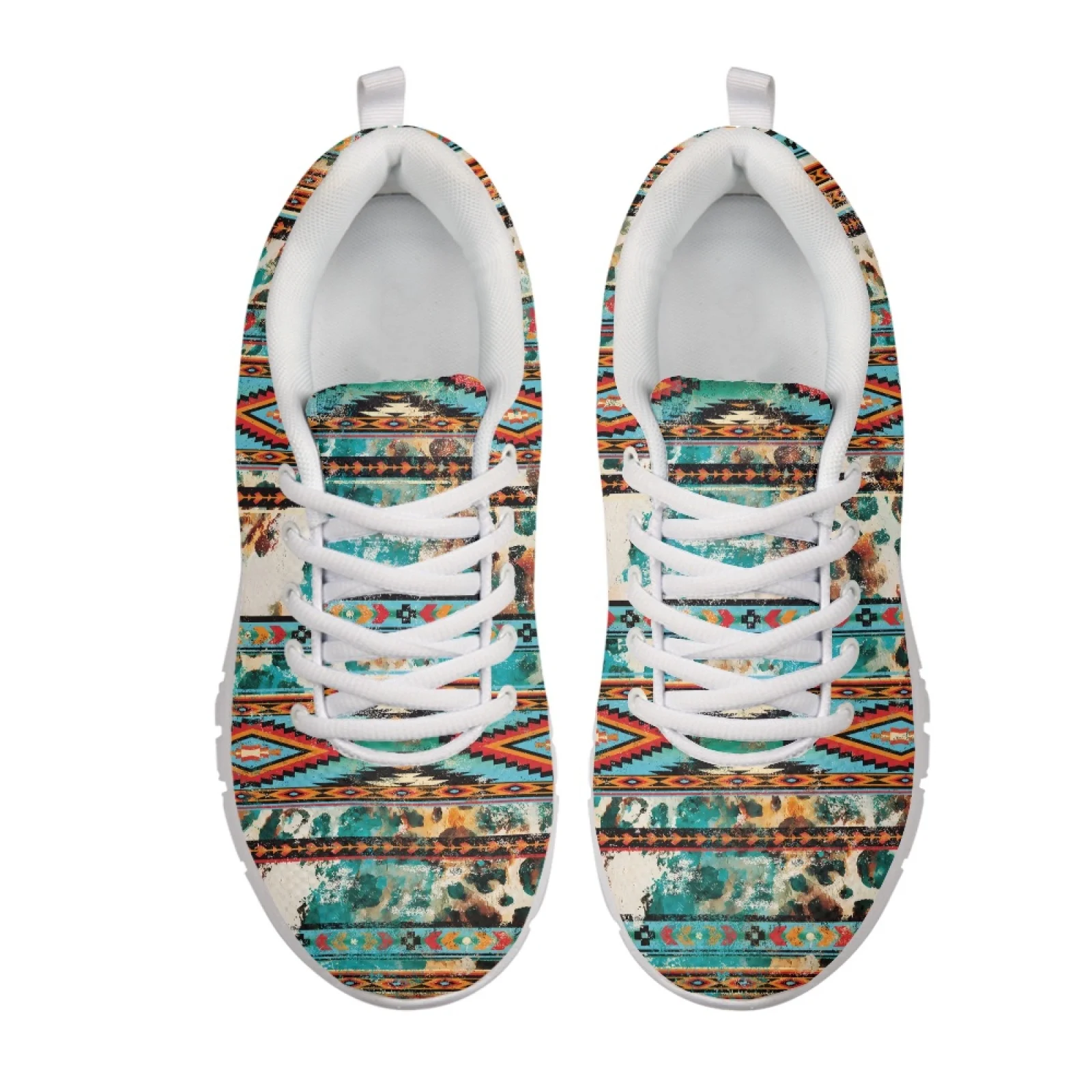 Coloranimal Leopard Print 2026 New Running Shoes Mens Athletic Trainers Lace Up Walking Shoes for Women