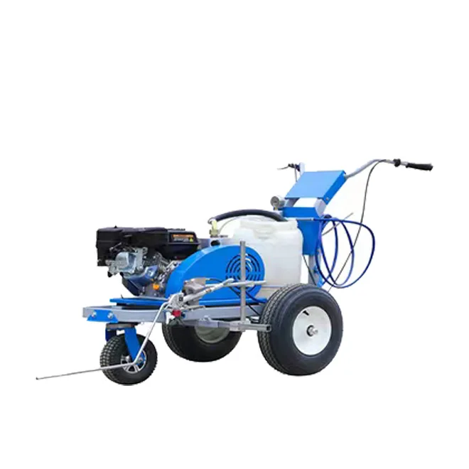 Eco Friendly Small Airless Highway Truck Mounted Cold Spray Paint Striping Machine  Spray Road Line Marking Equipment For Sale