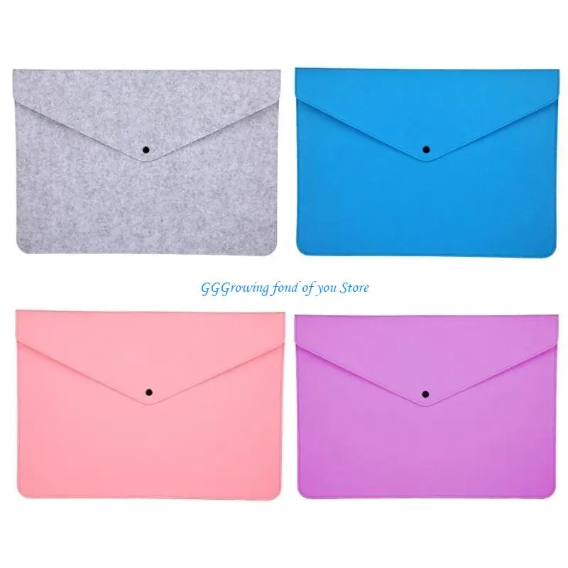 H9EB 2 قطعة حقيبة ملفات قابلة للتوسيع، مجلد ملفات اللباد، مجلد منظم المستندات، مجلد اللباد #2