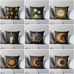 Decorative Home pillow case Cushion covers 45*45 nordic 40*40 40x40cm 50x50cm Modern Living Room sofa House 45x45 60x60 sun moon