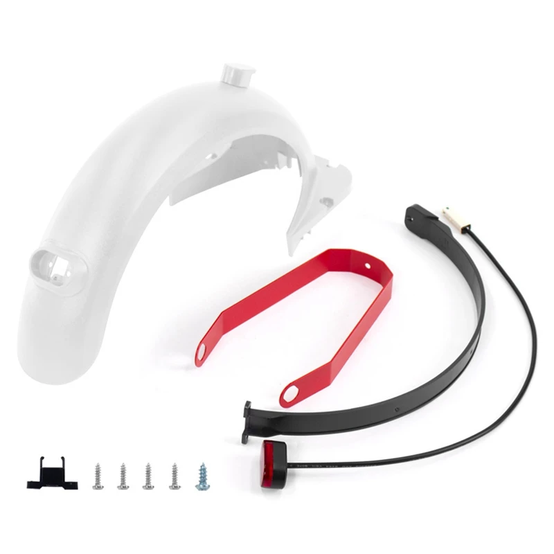 

Rear Fender Mudguard Taillight Bracket Kit For Ninebot Max G30 G30LP Electric Scooter Brake Light Support Mount Set 1 Durable