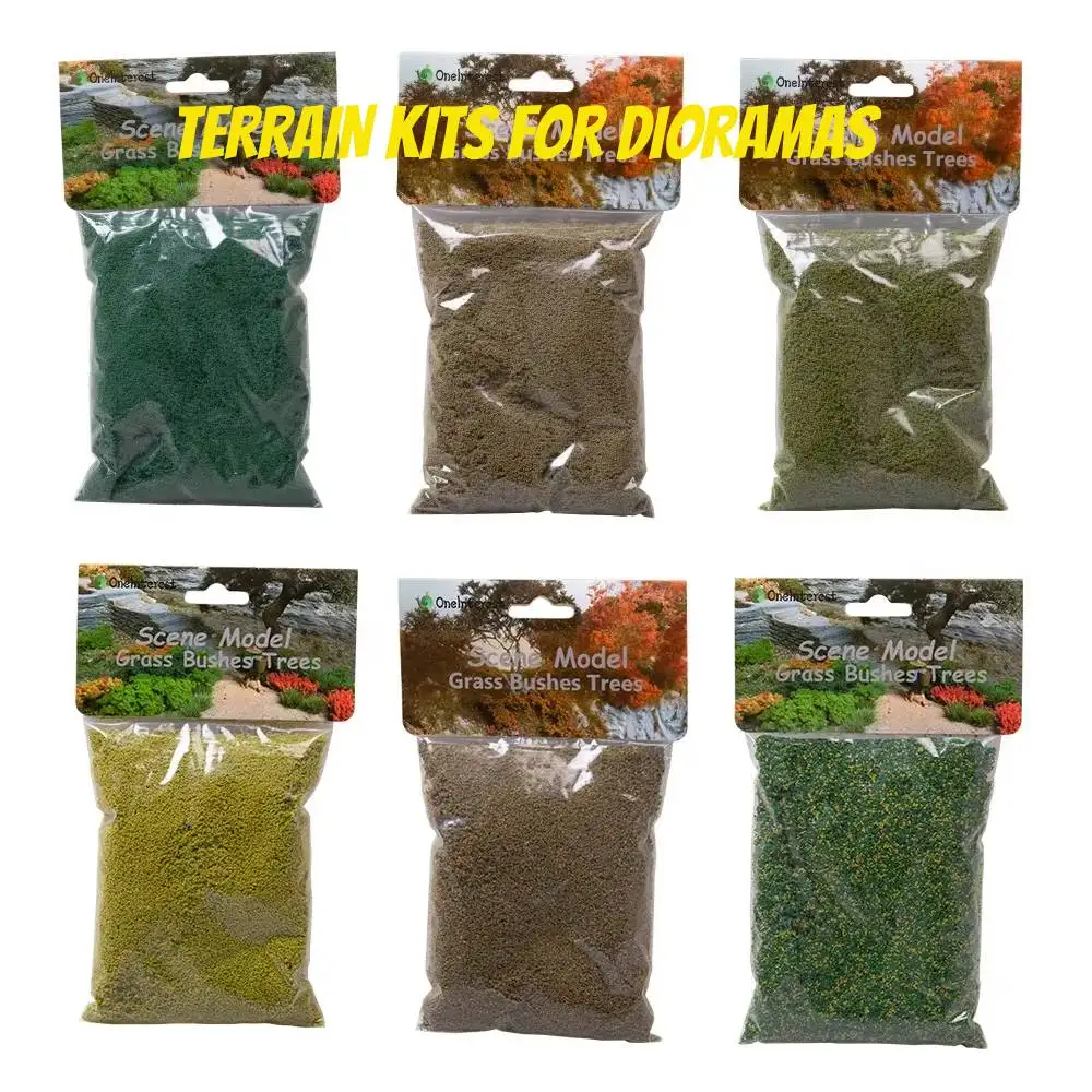 Miniature Terrain Powder Sponge Tree Powder for Diy Model Making/Military Scenery/Wargaming/Railroad Scenery/Landscape/Dioramas