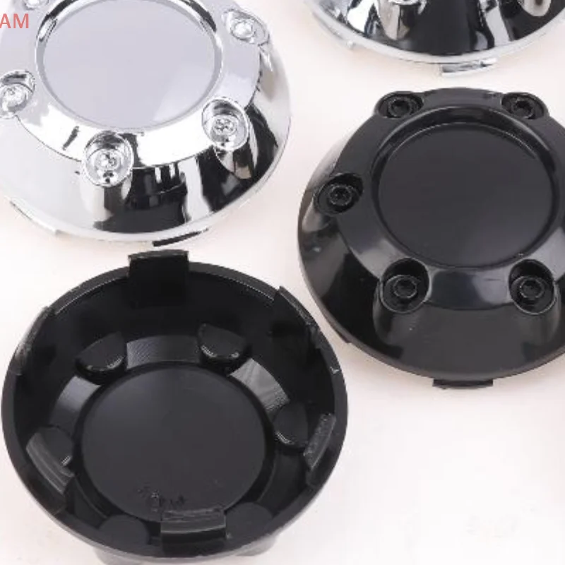 4 Uds exterior 56/68mm interior 51/61mm tapa central de rueda llantas de coche tapacubos a prueba de polvo accesorios de modificación de coche emblema cubo