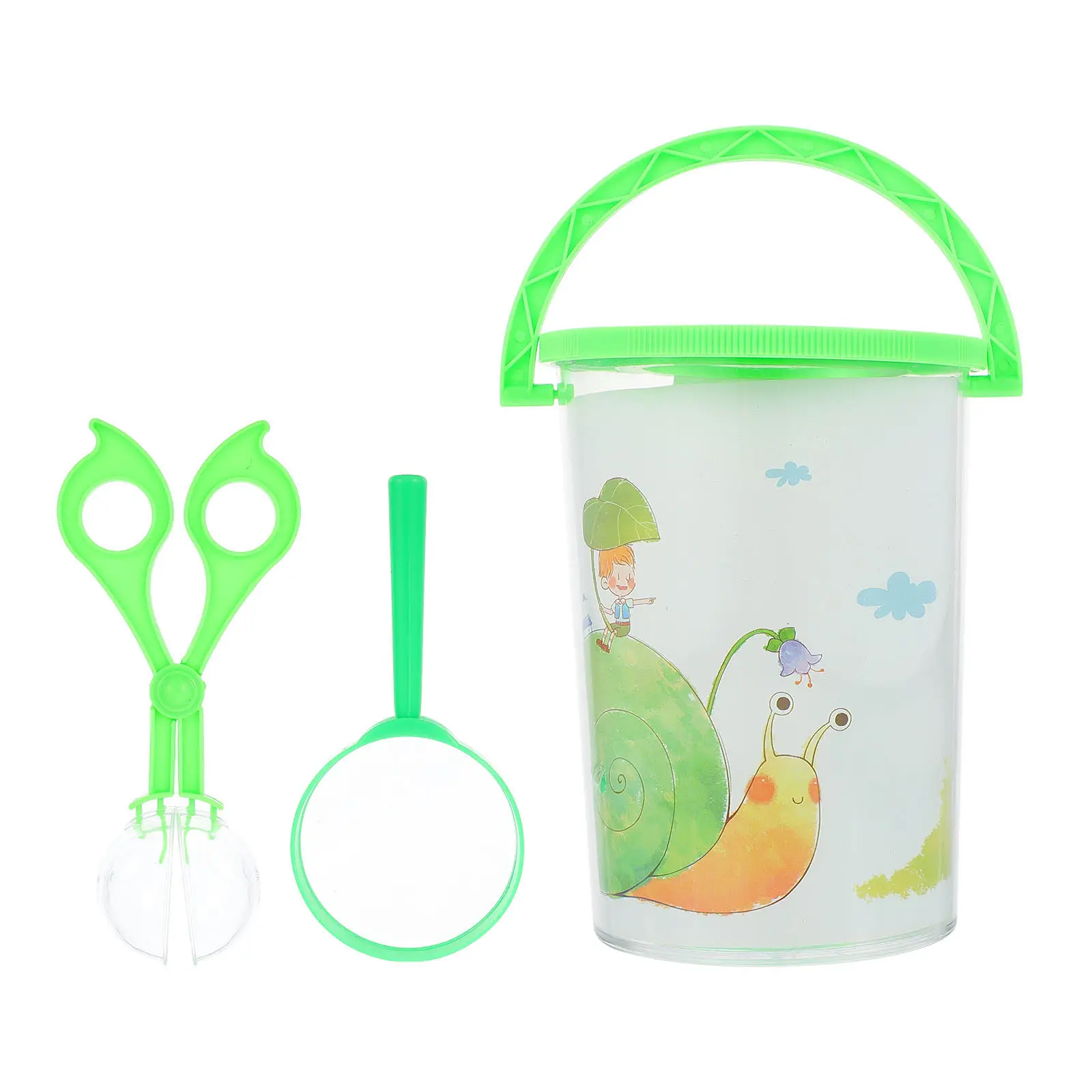 

1Set Premium Insect Observation Barrel for Kids Educational Science Exploration Tool with Magnifying Lid Outdoor Natural Study