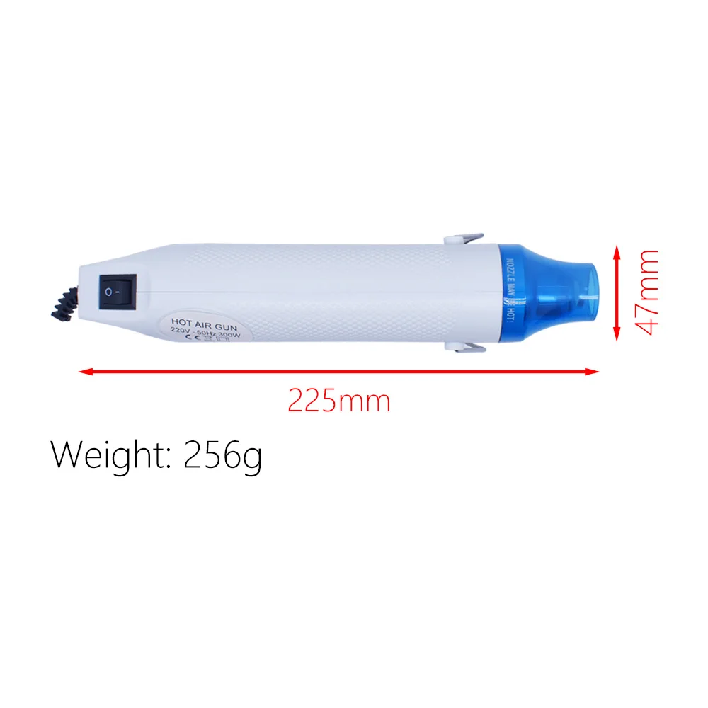 220V DIY Using Heat Gun Electric Power tool hot air 300W temperature Gun with supporting seat Shrink Plastic DIY tool color