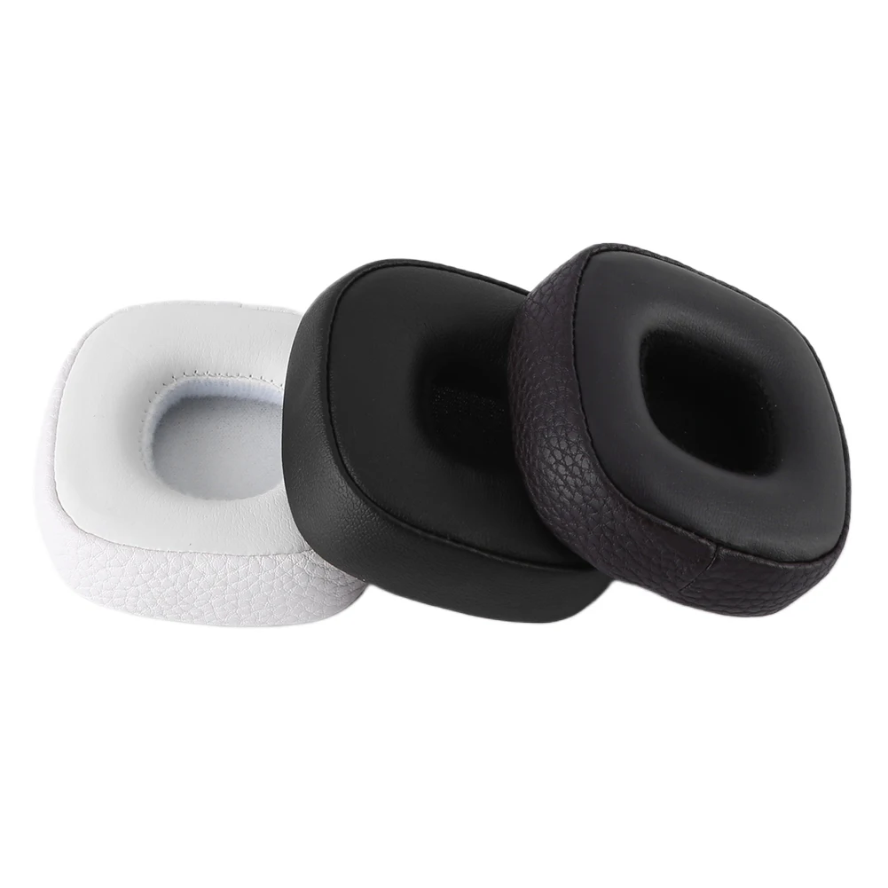 1 Pair Replacement Foam Ear Pads Protein Leather Headphones Ear Cushions Ear Cups Cover Repair Parts for Marshall Major IV