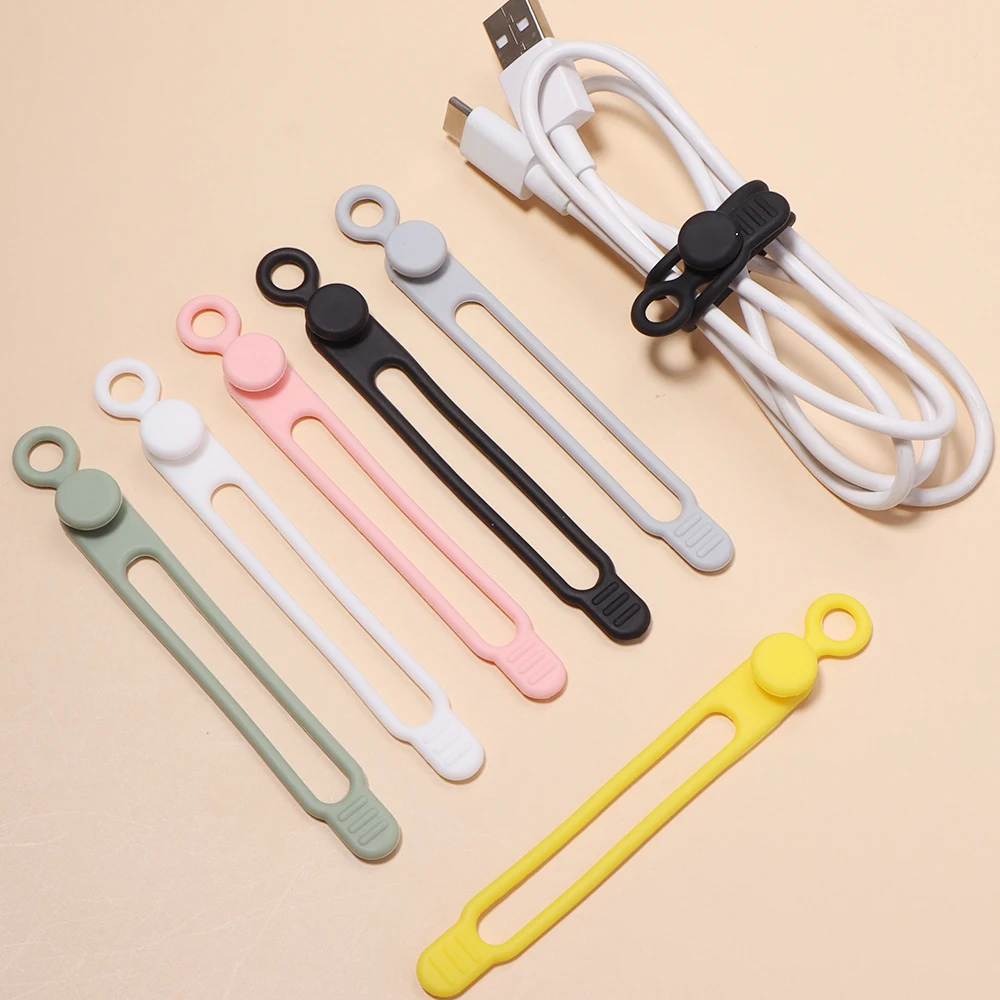 4 stuks/lot Kleurrijke Silicon - Travel Cable Organizer recensie en prijs