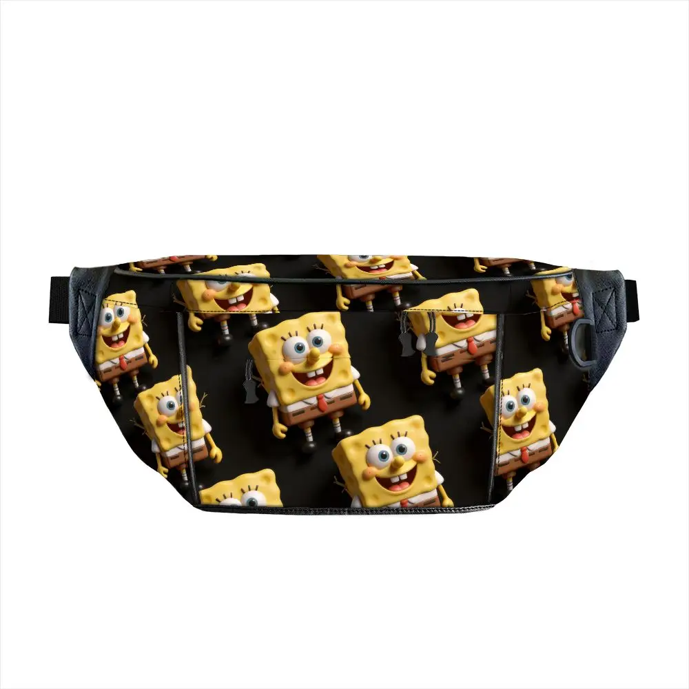 

1pc SpongeBob SquarePants Full Print Large Capacity Waist Bag, Suitable for Leisure Commuting, Fitness, Birthday Gifts