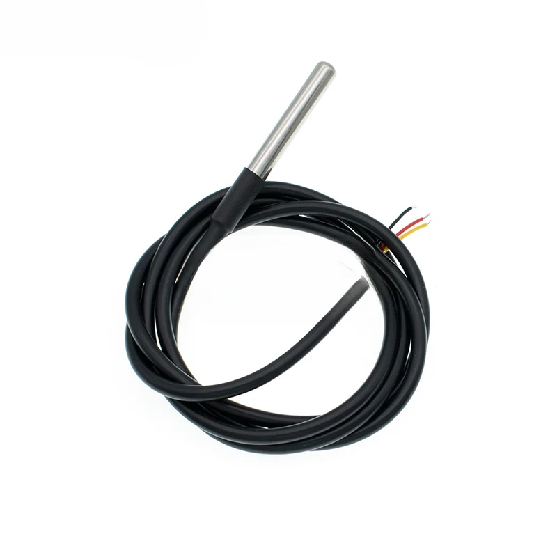 Sonde de température étanche DS18B20 Capteur de température Emballage en acier inoxydable Fil 1m 3m 18B20 Arduino