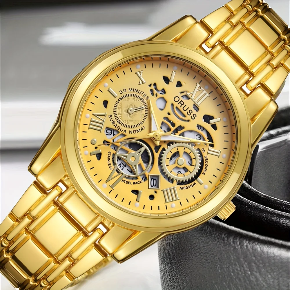 

Luxury noble hollow men's watch high-grade fashion business new high-grade temperament men's watch