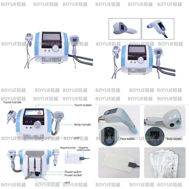 Portable HE Thermal Sonic Face Lifting Device Collagen Firming Skin Tightening Beauty Instrument Anti Aging Wrinkle Removal