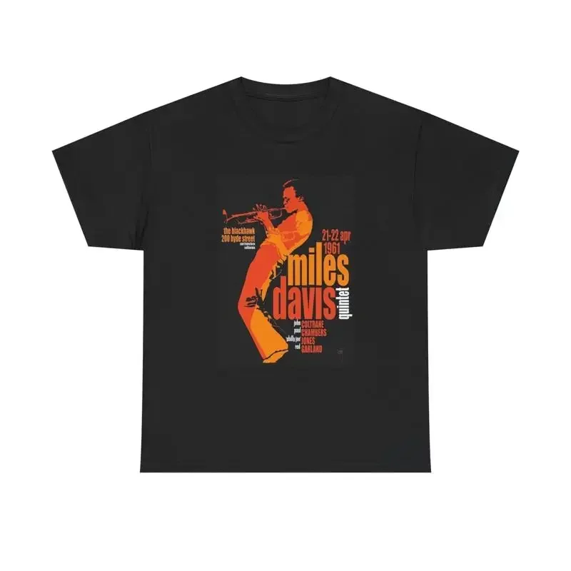 Miles Davis T Shirt On Stage Poster Rare Retro Vintage Heavy Cotton