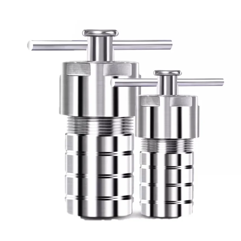 Reaktor Sintesis Hidrotermal Laboratorium Stainless Steel Berlapis PTFE Autoklaf
