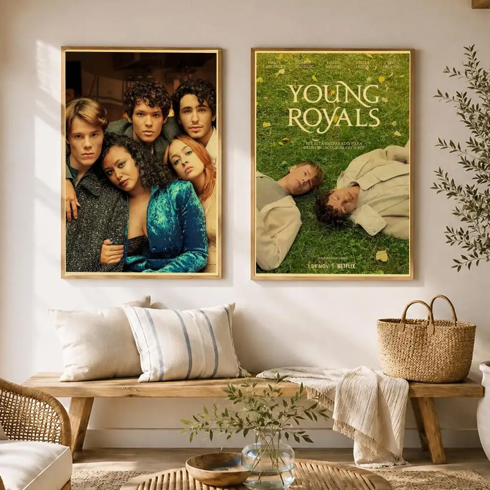 TV Series Young Royals Poster HD poster wall art self-stick no-residue for home cafe office great gift