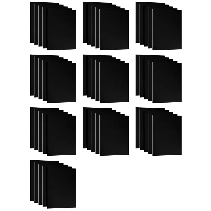 AA51 50Pcs 7X5x1/32Inch Anodized Aluminum Sheet,0.8Mm Thick Engraving Blanks For Laser Engraving DIY Decorative