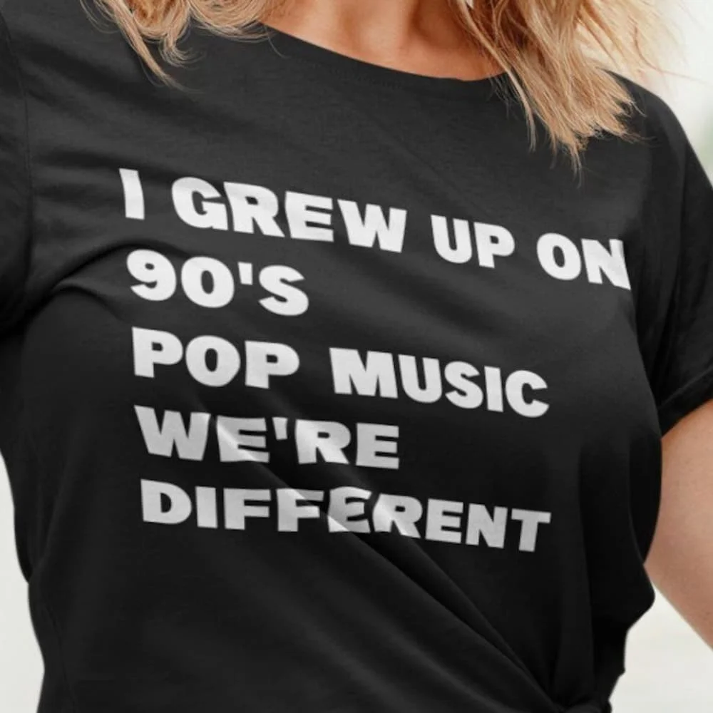 90S Pops Music Pop Bands Boy Girls Nkotb Backstreet Boys Spice Nsync 80S Playlist T Shirt