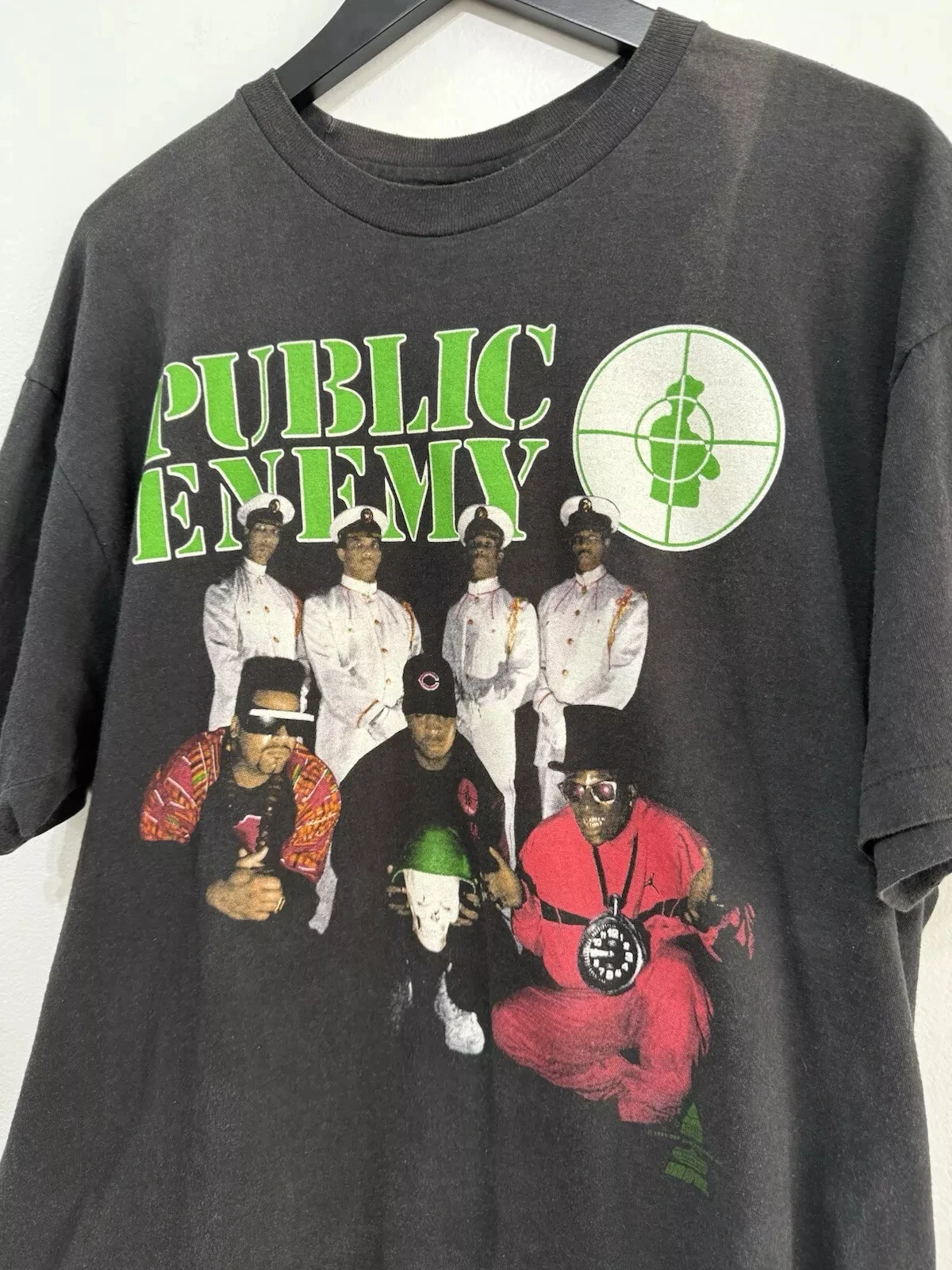 Été nouveau rétro 1991 ennemi public Apocalypse Rap T-shirt XL Hip-hop années 90 hommes et femmes pur coton mode haut à manches courtes