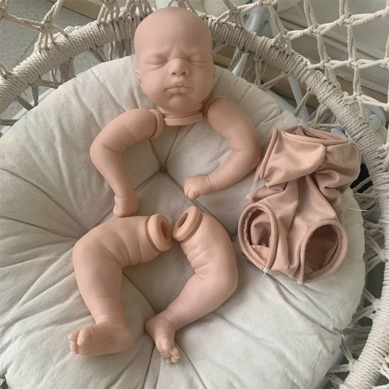 

21-in Blank Unpainted Baby Dolls Kids DIY Realistic Set
