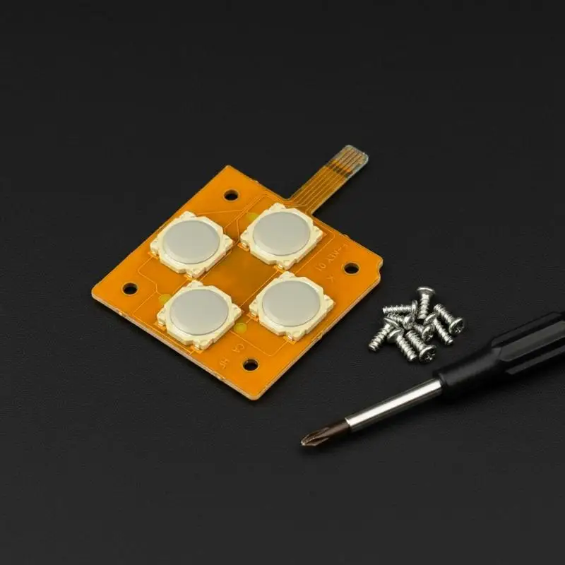 1Pcs D-Pad Dome Snap PCB Board Conductive Film ABXY Button Sticker For New 3DS / New 3DS XL Controller Repair Part