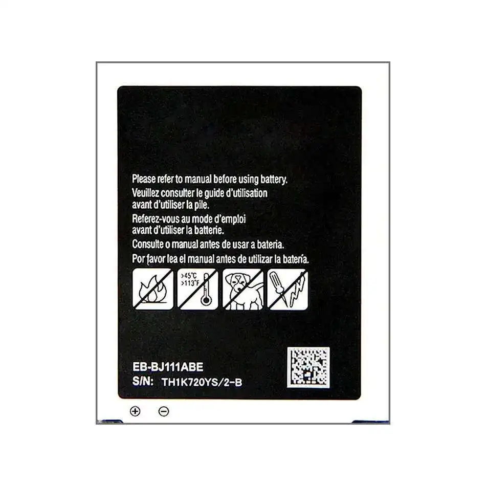 بطارية الهاتف المحمول EB-BJ111ABE 1800Mah لهاتف سامسونج جالاكسي J1 Ace 3G Duos