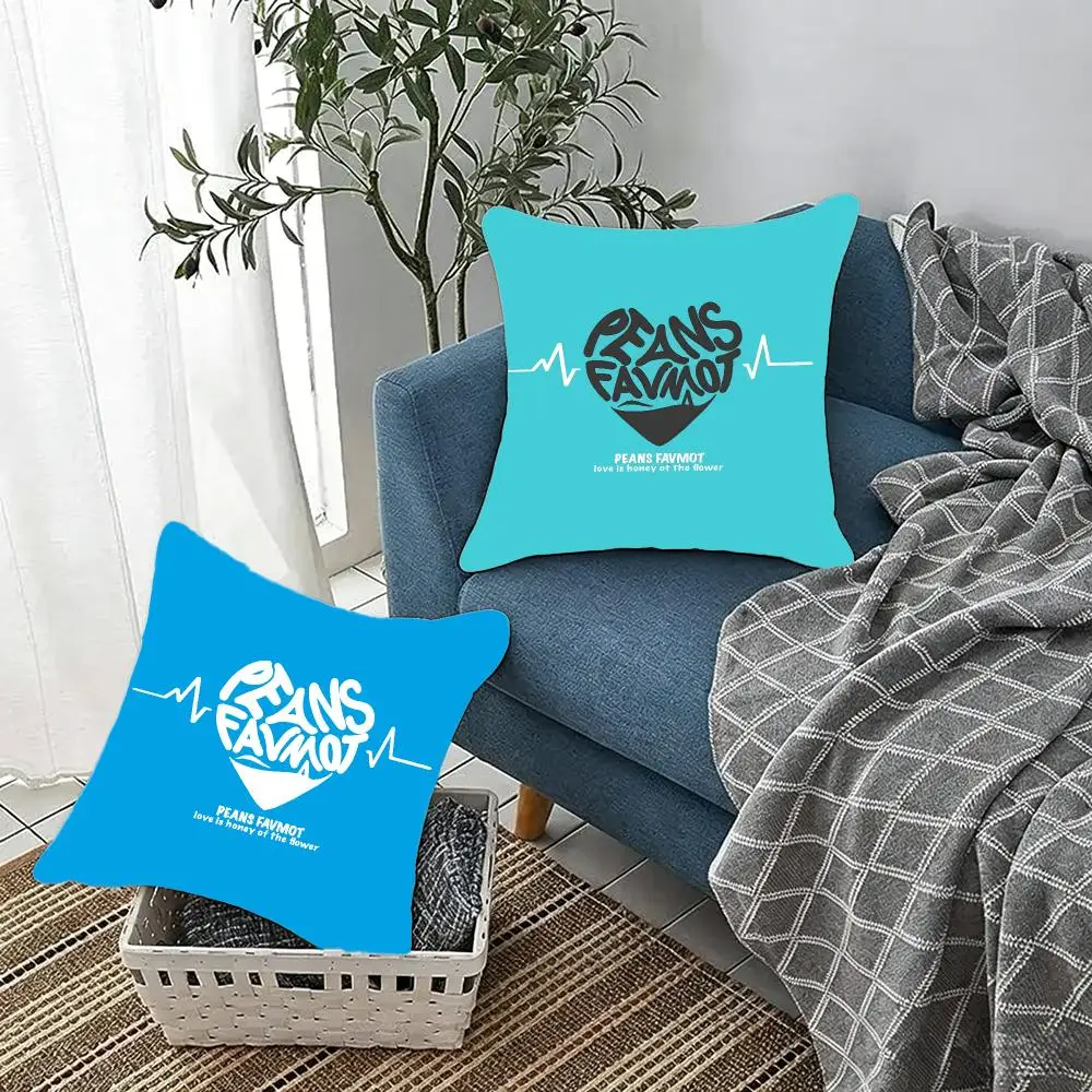 Romantic Minimalist C-Creative Love Heart Letters Cushion Cover Fluffy velvet Nordic style plush Living room sofa decorative