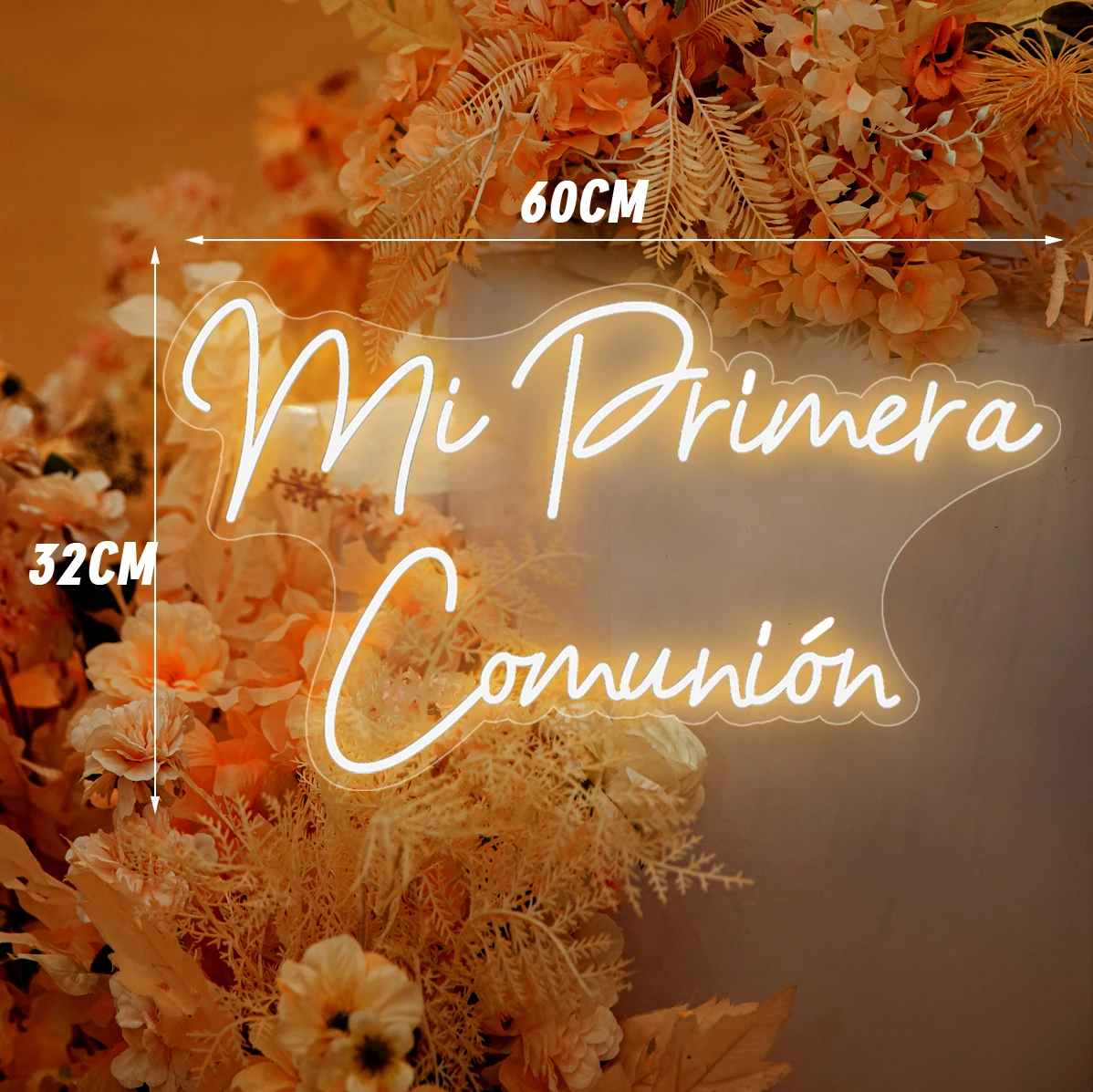 Рисунок 2 - Пользовательский светодиодный знак Mi Primera Comunión