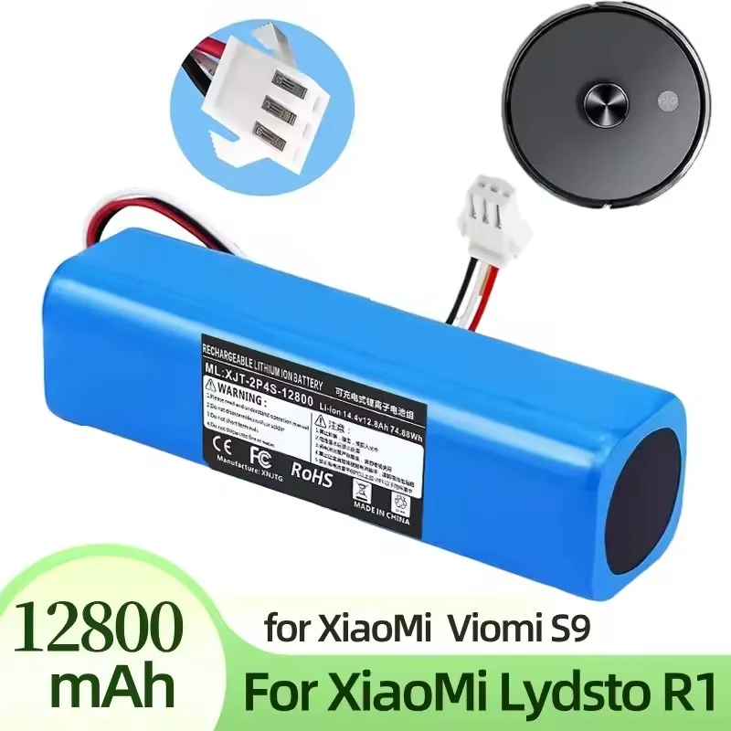 For Proscenic M7 Pro、M8 Pro、M7 MAX、Laresar L6 Pro、Ultenic T10、Viomi S9、Viomi D800、14.4V 12800mAh lithium-ion battery replacement