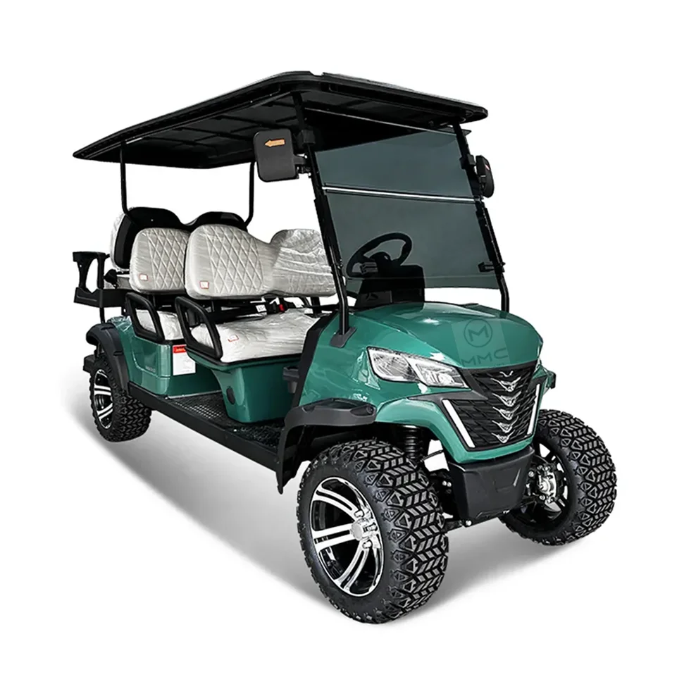 Durable Long Range Fast 4 Wheel 4000/5000/7500W 48/60/72V Lithium Battery 2 4 6 8 10 Seats Mini Electrical Golf Cart