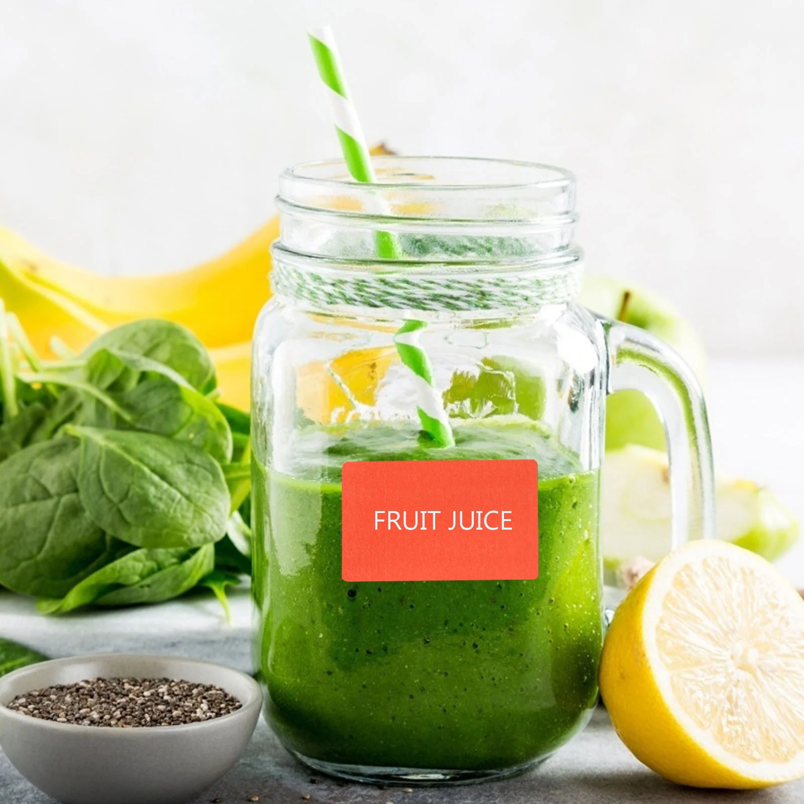 

Colorful Thermal Sticker Label Waterproof Self-Adhesive Blank Labels For Office Kitchen Milk Tea Shop Folder File