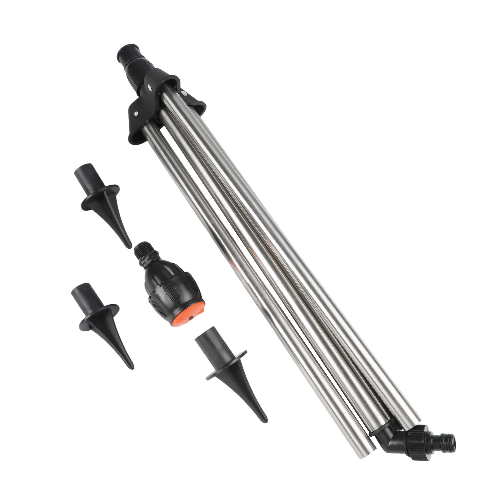 

Регулируемый распылительный вращающийся спринклер для орошения сада, вращение на 360 градусов, регулируемый по высоте штатив для охлаждения травы