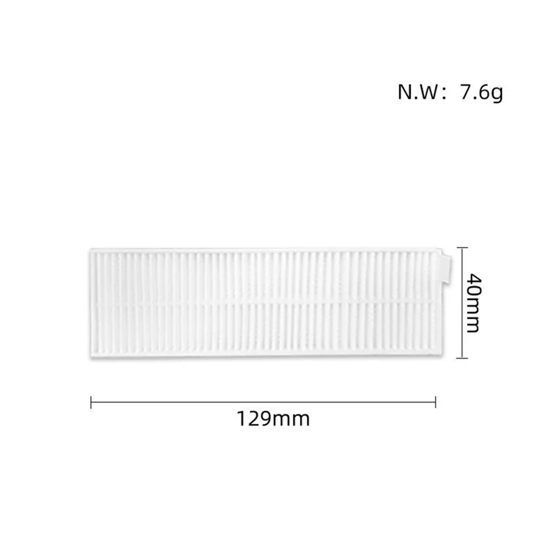 Filtro de A006-HEPA Cepillo Lateral principal para Tefal Rowent x-plorer 95 RG7975WH RG7987 accesorios de repuesto de aspiradora robótica
