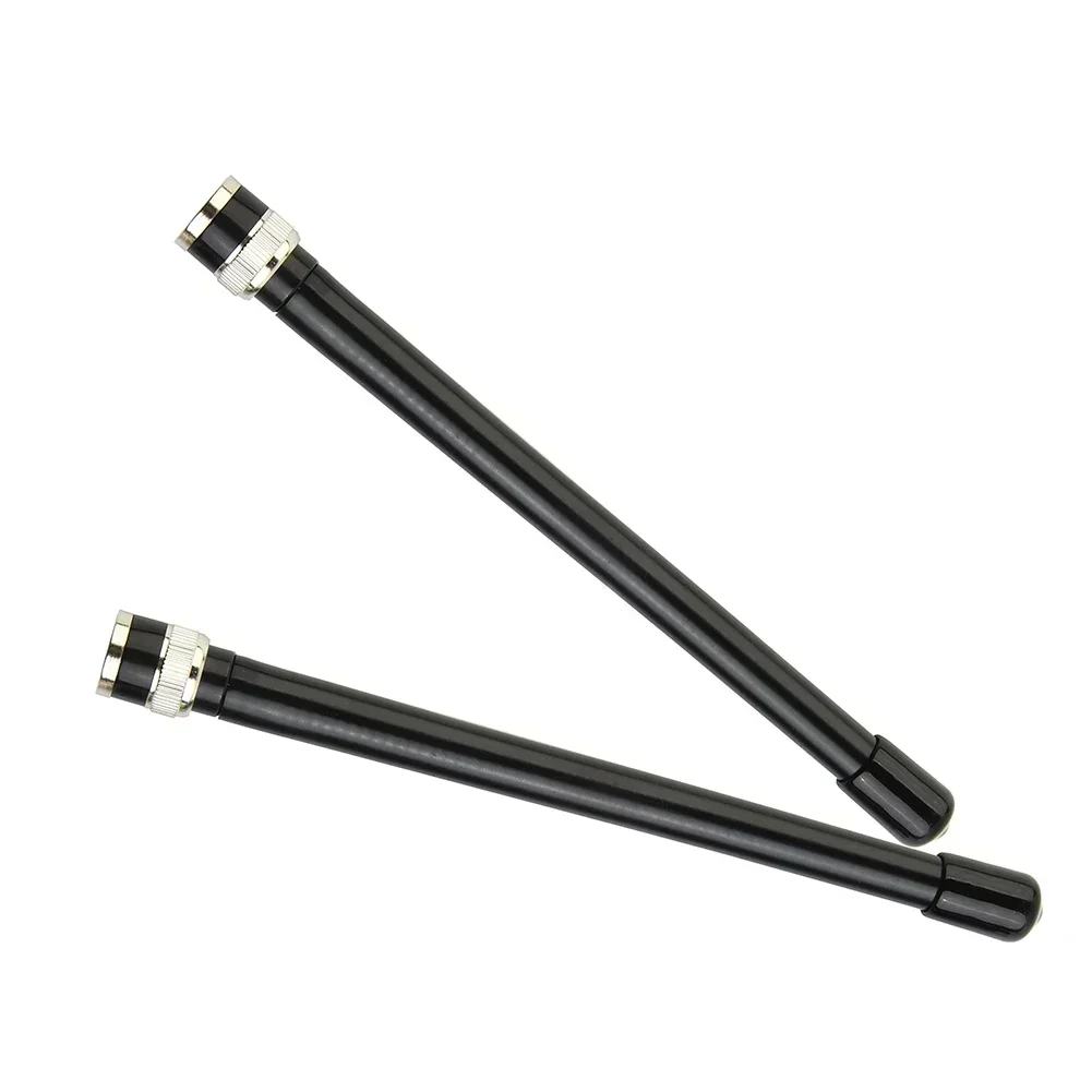 2Pcs Walkie Talkie Antenna Vhf 136-174Mhz Bnc Plug Rubber Antenne Voor Ic V8 V80 V80E V82 V85 V85E VX200 VX500