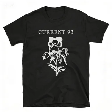 Summer Current 93 Folk Industrial-style Music T-Shirt Death in June Coil Psychic TV Crisis Throbbing Gristle Man Cotton Tshirts