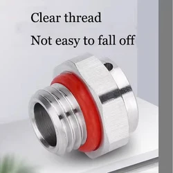 126PCS 304 Stainless Steel Waterproof Vent Plug M16x1.5 Automatic Venting Breather Valve Heat Dissipation Pressure Relief Valve