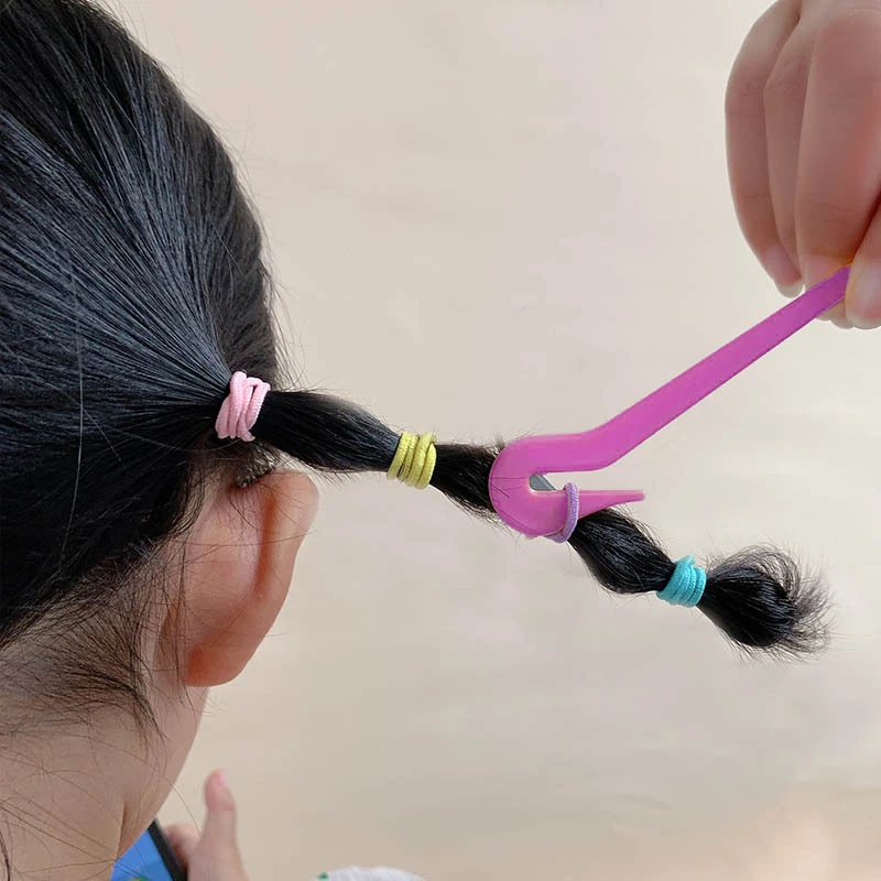 

Children Hair Styling Headwear Rubber Band Cutting Tool Fashion Durable Hair Bands Rubber Cutter for Girls Kids Hair Accessories