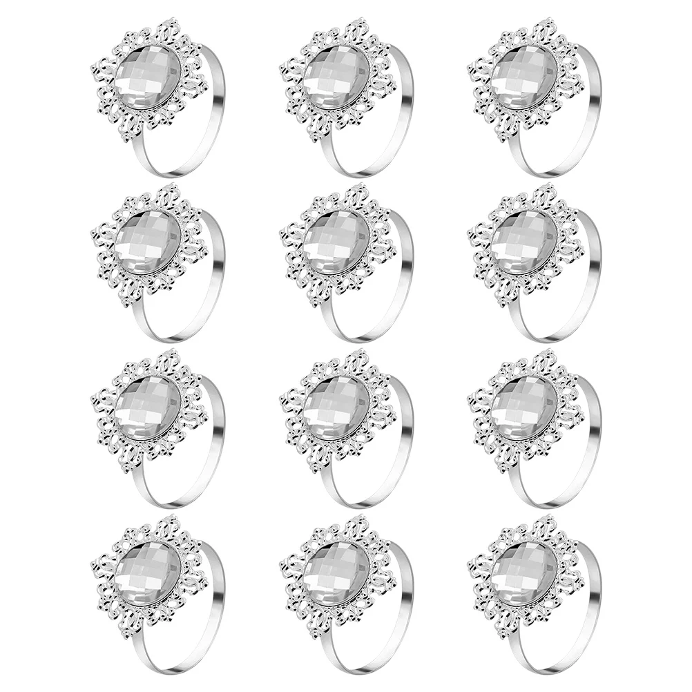 

Blue Acrylic Napkin Rings 4 Pieces Elegant Table Decor for Banquet Wedding Dinner Napkin Ring Holders Napkins Holder Rings