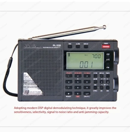 New PL-330 Radio FM /LW/SW/MW - SSB all-band radio , pl330 Portable radio firmware 3306