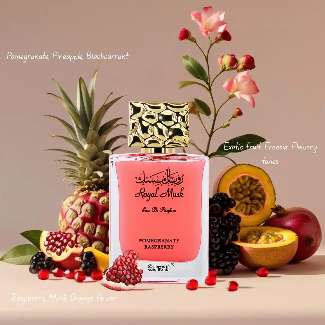 Perfume Surati Royale Musk 100ml Unisex EDP Dulce y Polvoriento de Larga Duración en Spray, Fragancia Premium de Firma, Compra Ahora, Sientete Único, Top Ventas