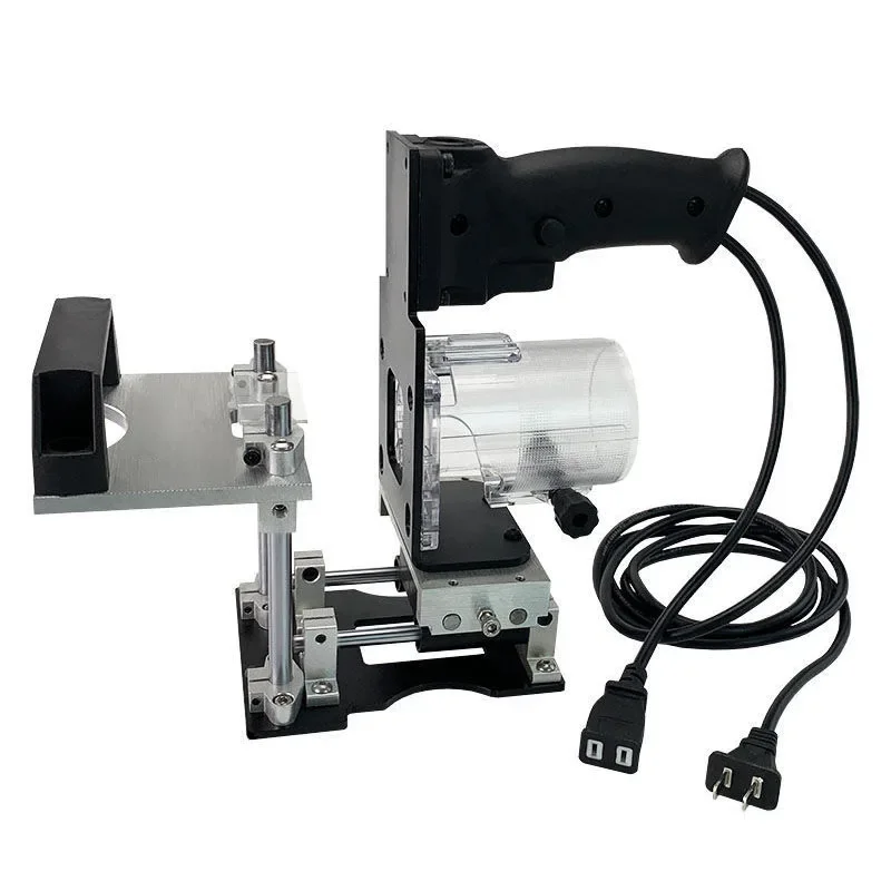 

2-in-1-Schlitzhalterung, Unsichtbare Holzbearbeitungs-Trimmmaschine, Lochschlitz-Schrank, Schrank, Stanzer, Locator